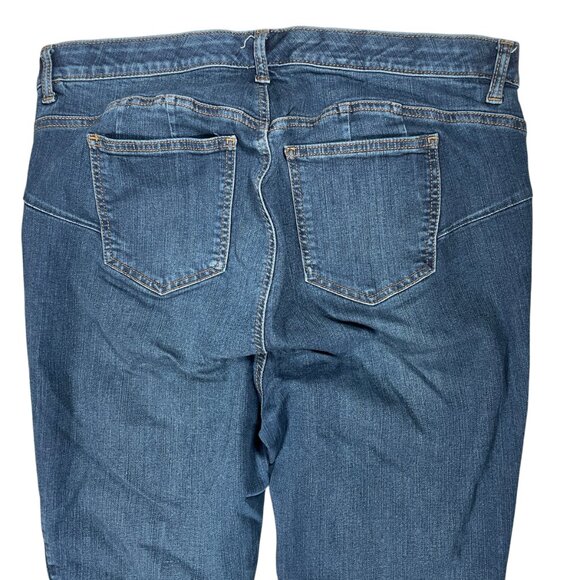 Torrid Women's Dark Blue Bombshell Skinny Jeans 16R Measures: 35x28 - Picture 5 of 8